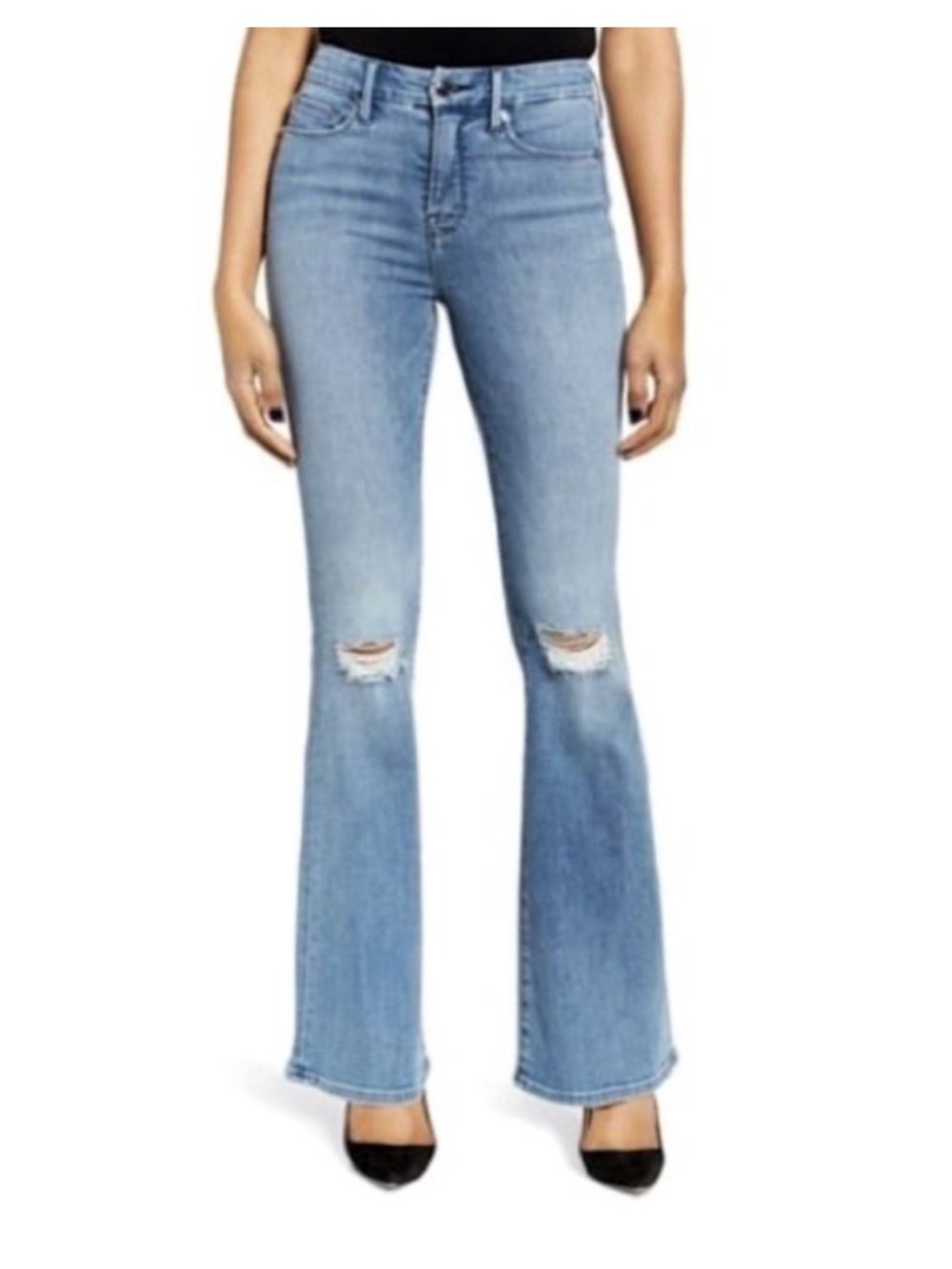 GOOD AMERICAN Good Flare Jeans